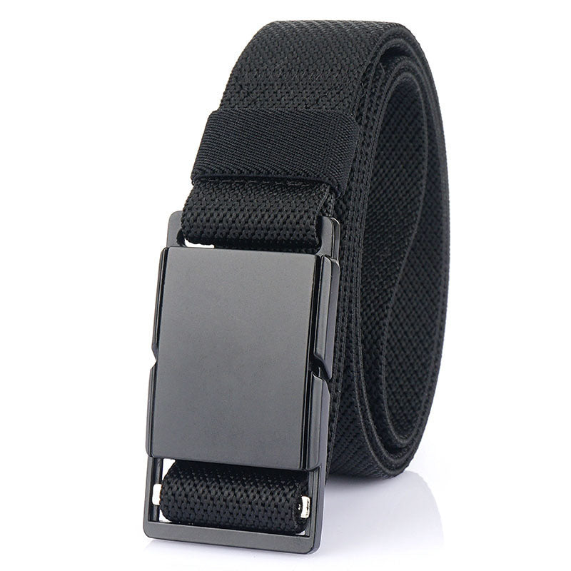 Ceinture décontractée à boucle magnétique en métal, assortie à tous les jeans