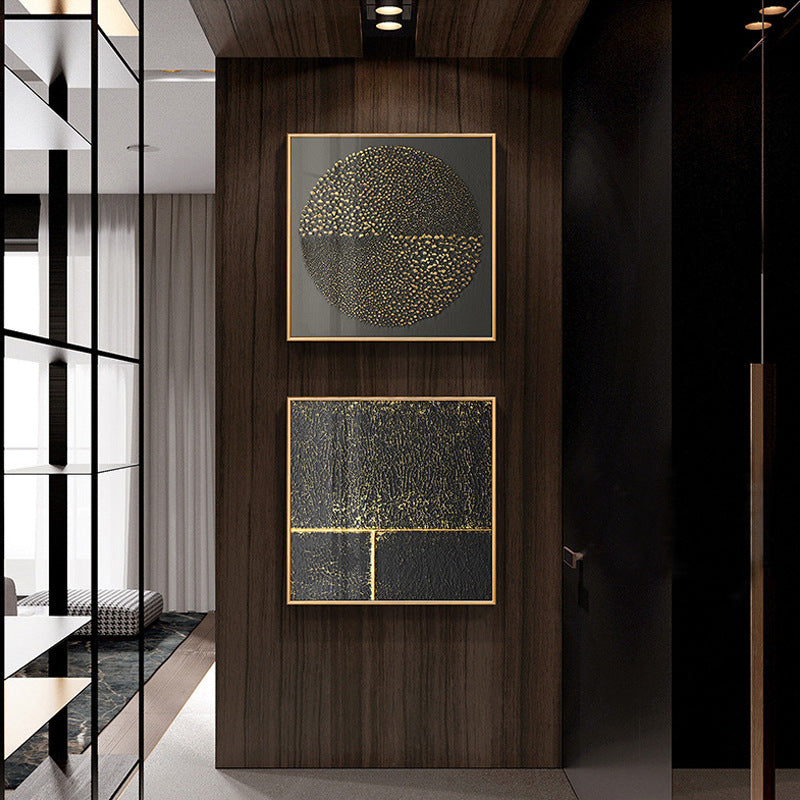 Peinture abstraite nordique sur toile