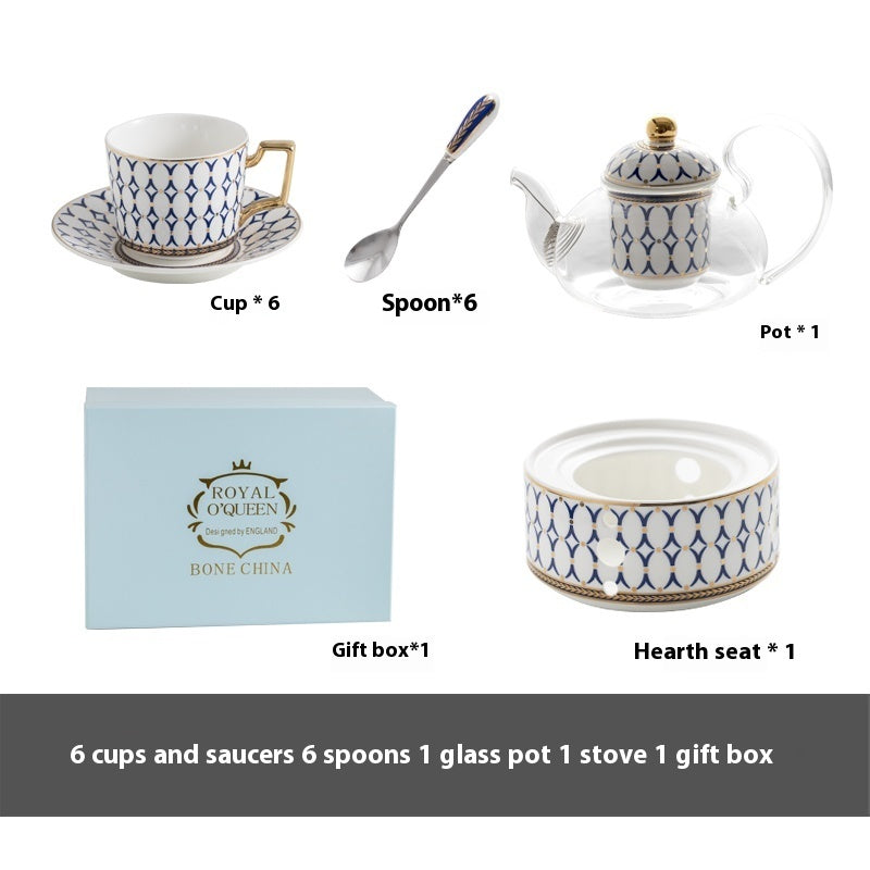 Household Ceramic Candle Holder Heated Glass Teapot