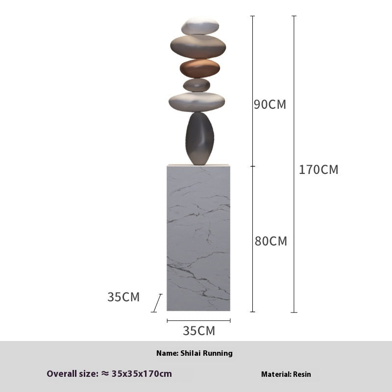 Light Luxury Good Decoration Floor Silent Wind Sofa Side Decoration High-end Housewarming