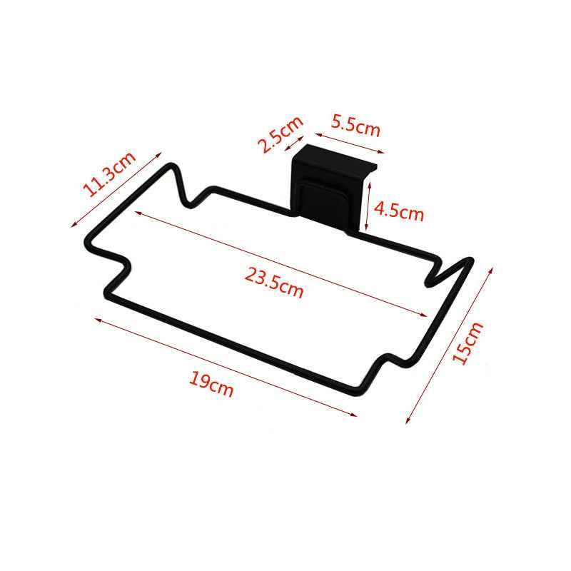 Multi-functional Kitchen Stainless Steel Garbage Bag Storage Rack