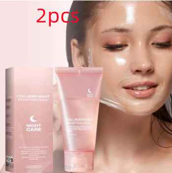 Face Night Mask Collagen Wrapping Mask Natural Ingredients Firming Elasticity & Hydration Anti-wrinkle For Skin Care