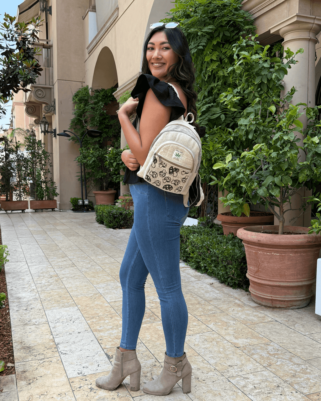 Kathmandu Collection Mini Hemp Mushroom Backpack - Firebrands