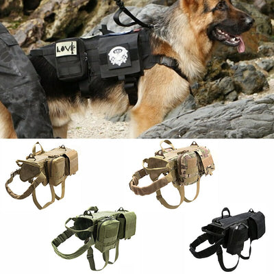 Tactical Military Dog Harness - Firebrands