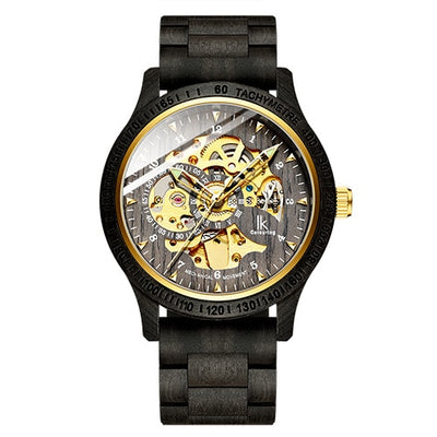 Classic Wooden Men's Mechanical Watch - Firebrands