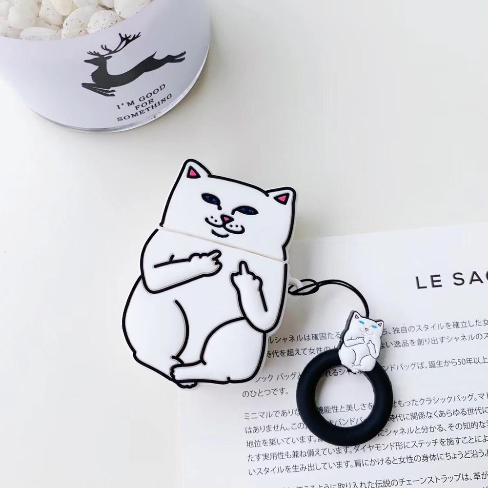 Cartoon Cat AirPods Case - Firebrands