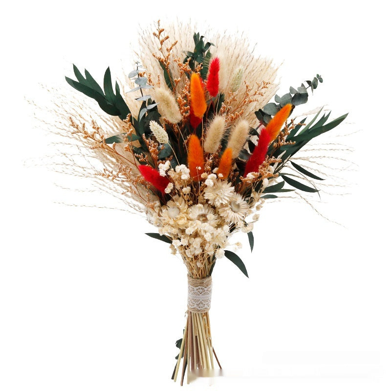 Home Decoration Wedding Ceremony Layout Arrangement Ornaments Dried Flowers Bouquet