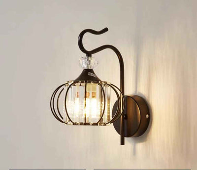 Bedroom Bedside Crystal Wall Lamp Living Room Wall Lamp