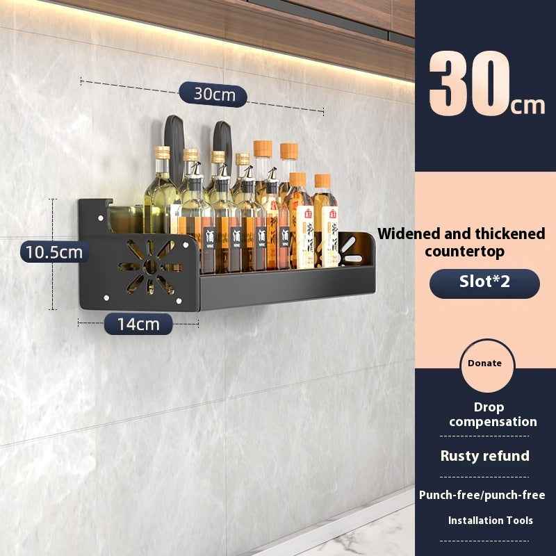 Kitchen Storage Rack Punch-free Multi-functional Household