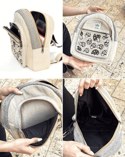 Kathmandu Collection Mini Hemp Mushroom Backpack - Firebrands