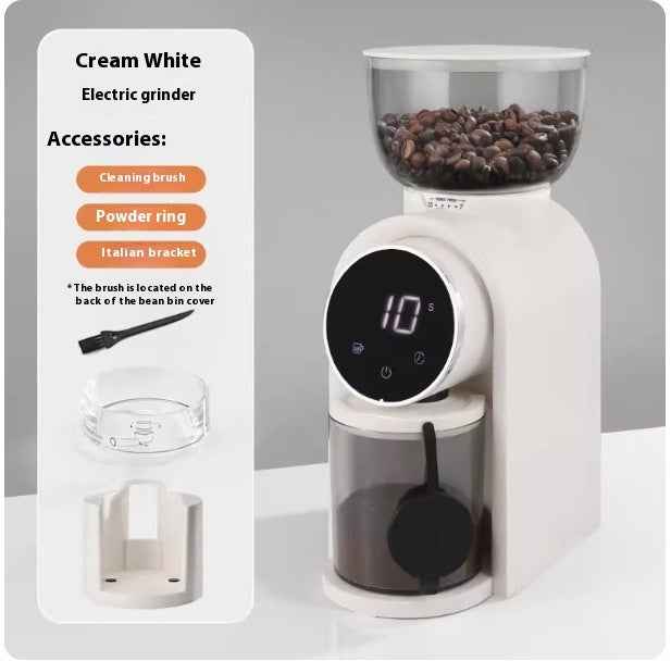 Smart Electric Grinder Adjustable Scale Household Coffee Machine