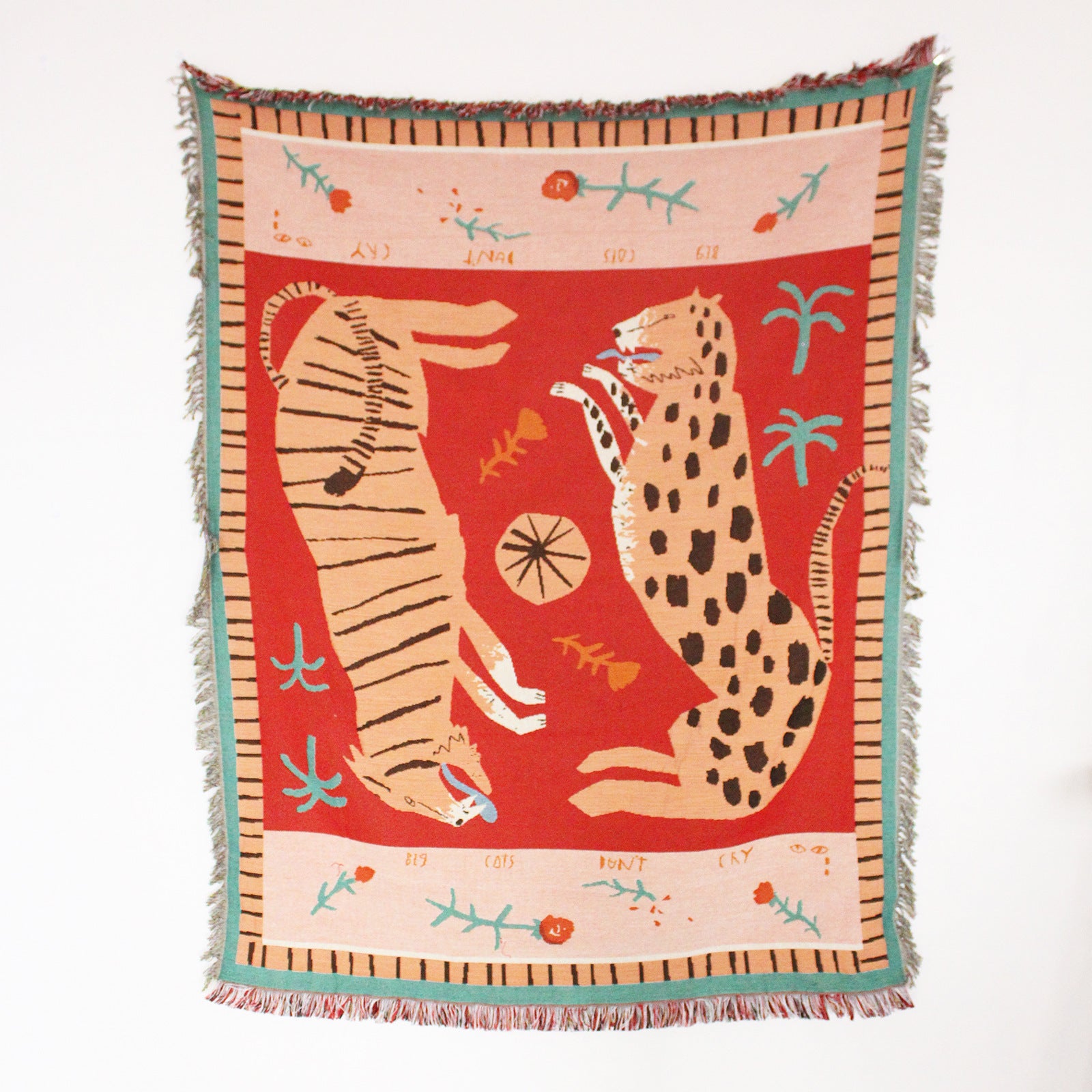Capa de sofá estilo boho casual com franjas
