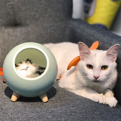 LED Cat Light USB Touch Night Llight Bionic Cat Stepless Dimming Atmosphere Night Light Room Decoration Lamp Holiday Gift - Firebrands