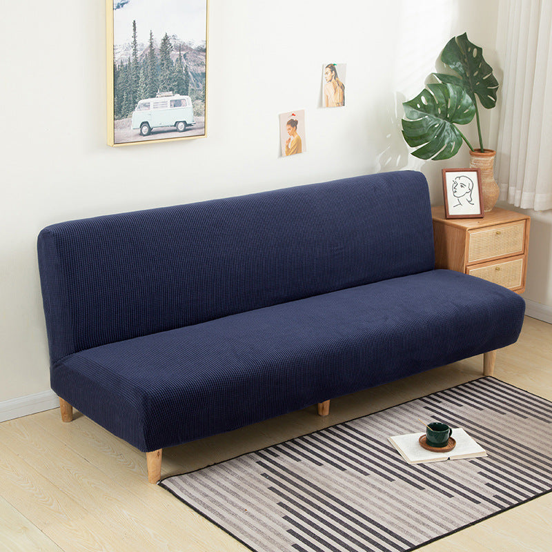 Housse de matelas universelle en velours de maïs uni pour canapé-lit