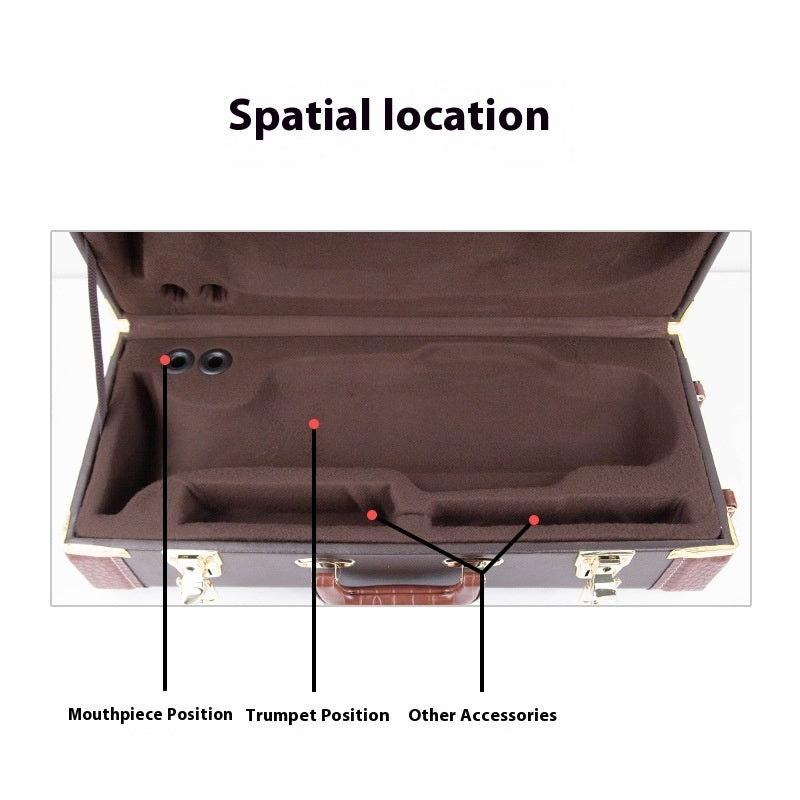 Universal B Flat Small Size Musical Instrument Bag Portable Accompanying Performance Suitcase