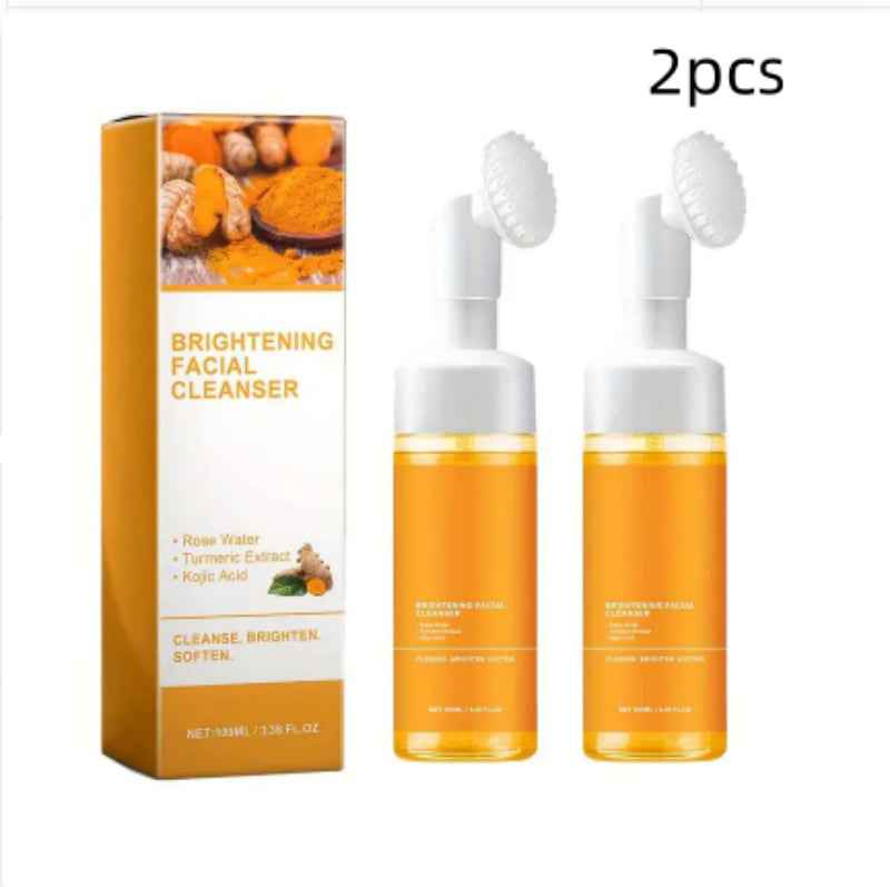 Turmeric Exfoliating Cleansing Pads Compressed Facial Sponges Skin Care Tools For Face Clogged Pores Excess Oil Cleansing