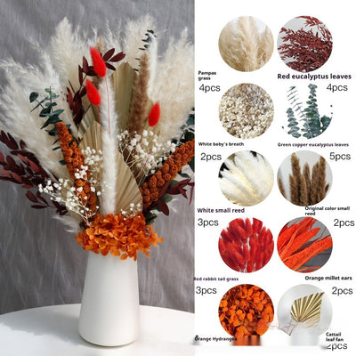 Home Decoration Wedding Ceremony Layout Arrangement Ornaments Dried Flowers Bouquet