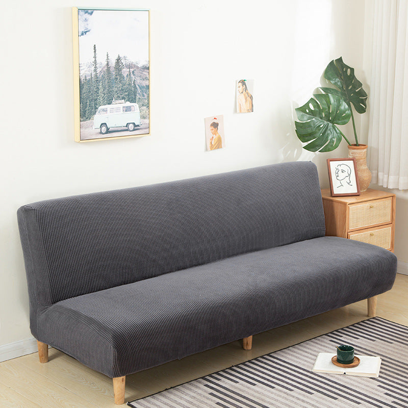 Housse de matelas universelle en velours de maïs uni pour canapé-lit