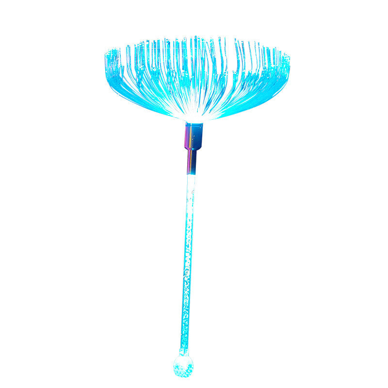 Colorful Optical Fiber Jellyfish Stick Dandelion