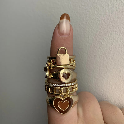 Creative Love Heart Ring - Firebrands