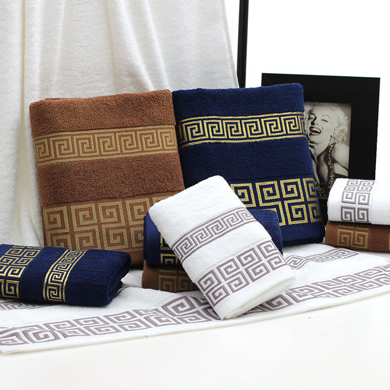 Coffret cadeau de serviettes (ensemble de trois pièces)