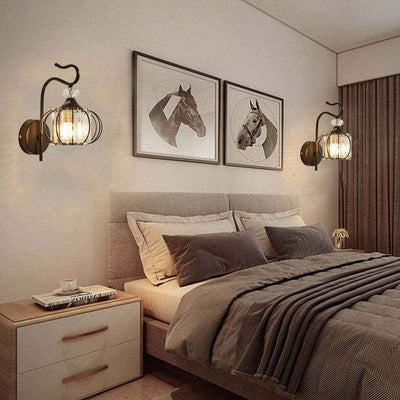 Bedroom Bedside Crystal Wall Lamp Living Room Wall Lamp