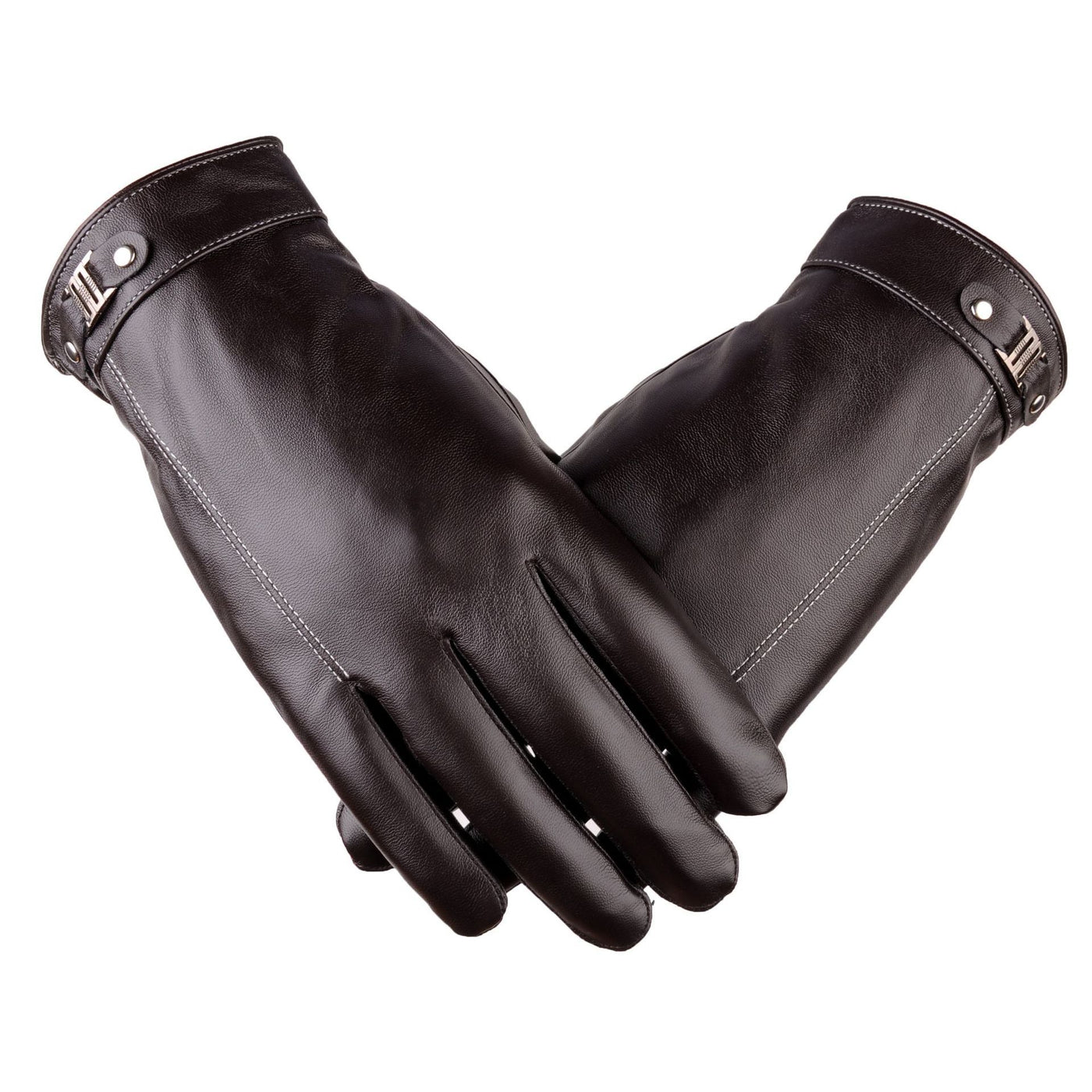 Men's Winter Outdoors Cycling Thickened Fleece-lined Warm Touch Screen Gloves