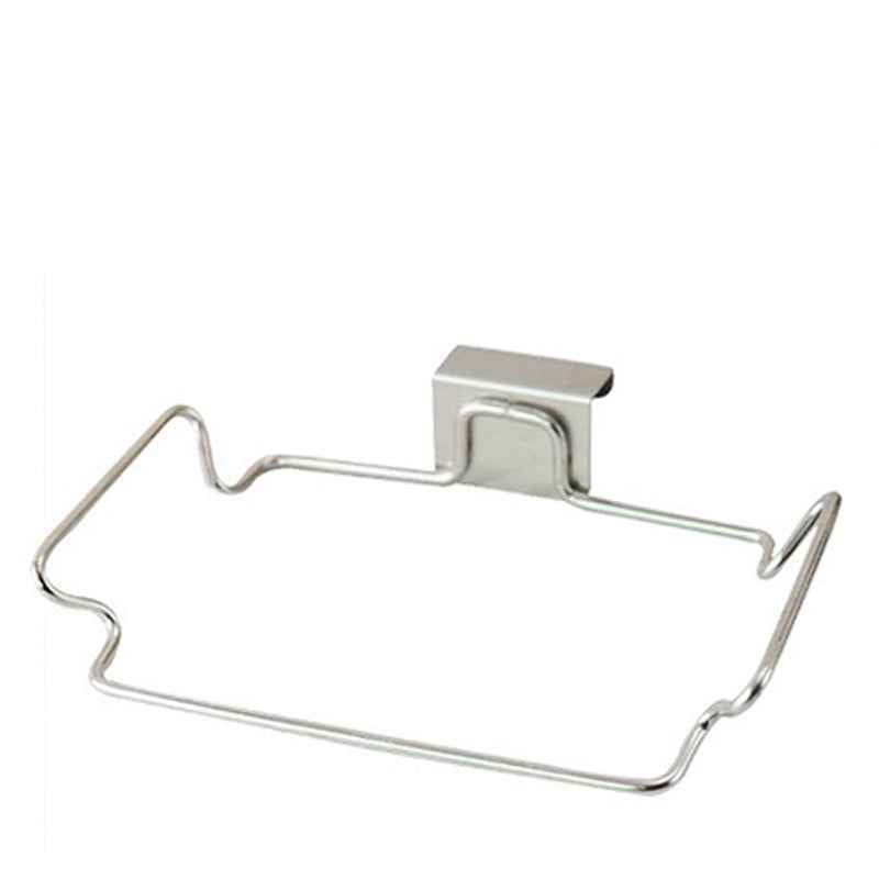 Multi-functional Kitchen Stainless Steel Garbage Bag Storage Rack