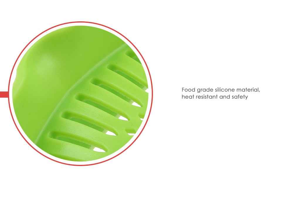 Silicone Kitchen Strainer Snap N Strain Filter for Effortless Cooking