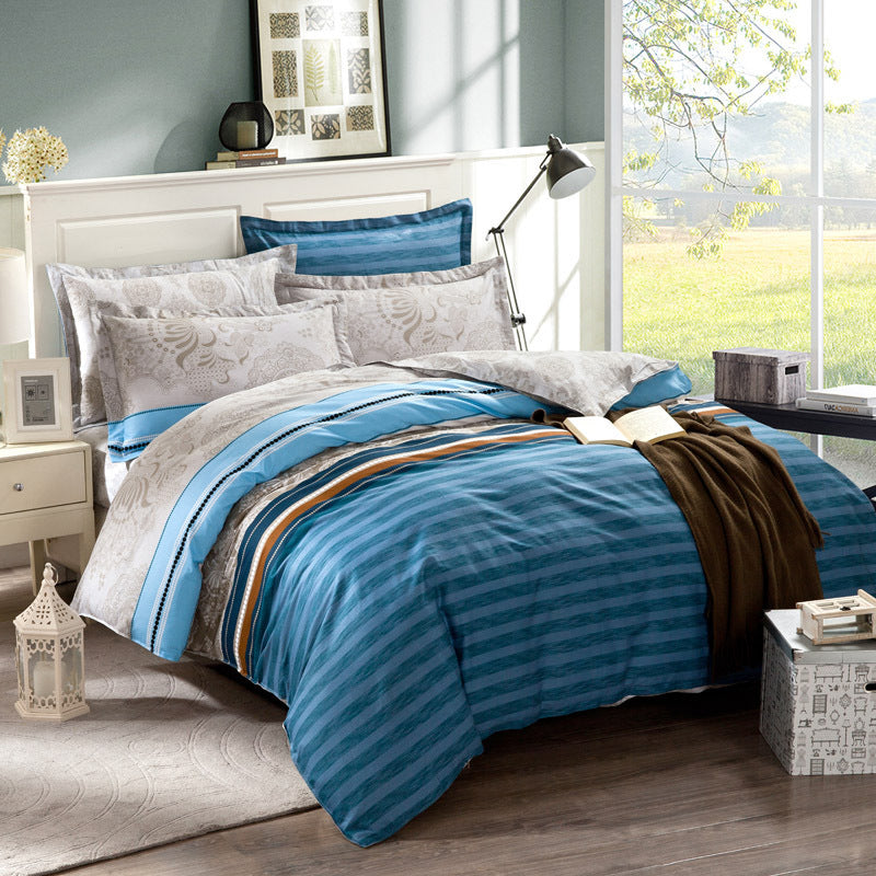 Housse de couette simple en sergé