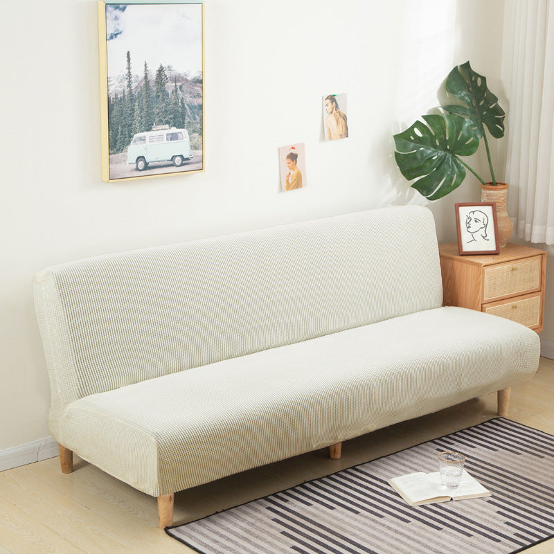Housse de matelas universelle en velours de maïs uni pour canapé-lit