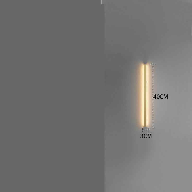 Simple Modern Minimalist Long Strip Living Room Grille Wall Lamp