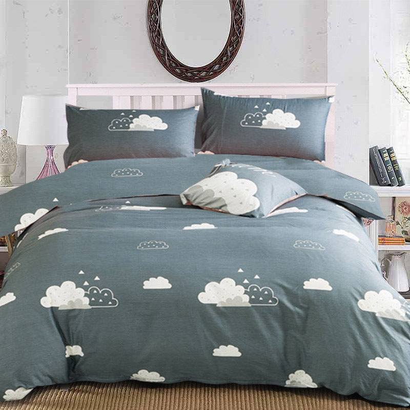 Costume quatre pièces en velours diamant brossé doux pour la peau