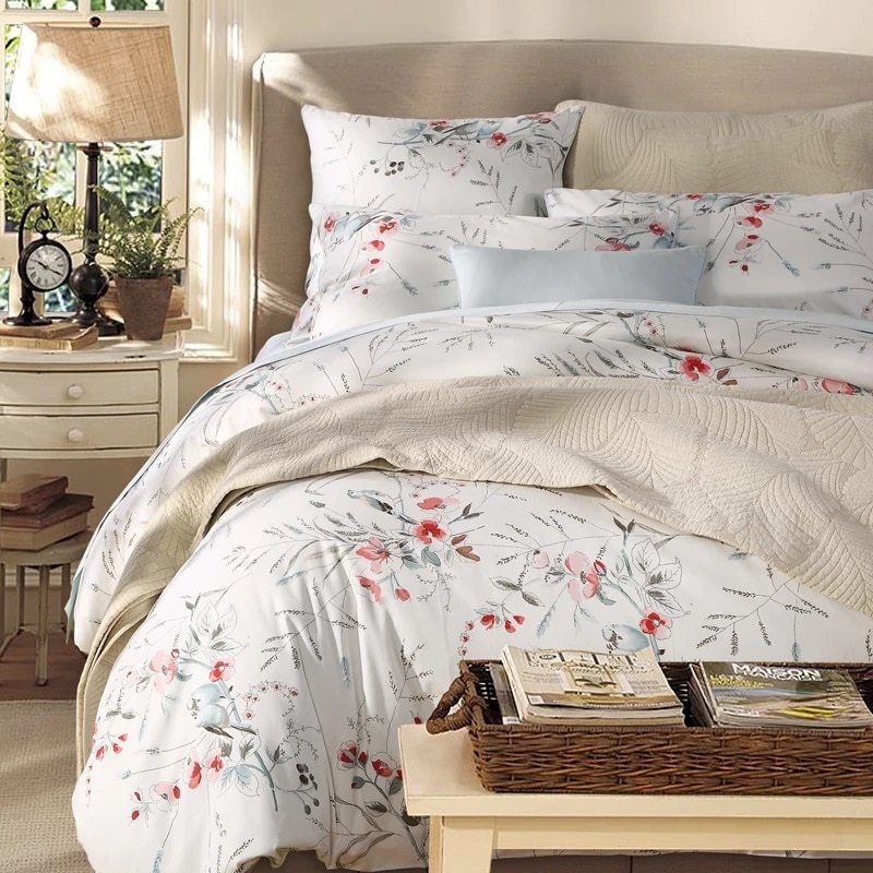 housse de couette en pur coton
