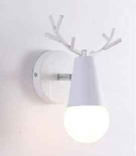 Nordic Modern Antlers Wall Lamp Creative Macaron Aisle Corridor