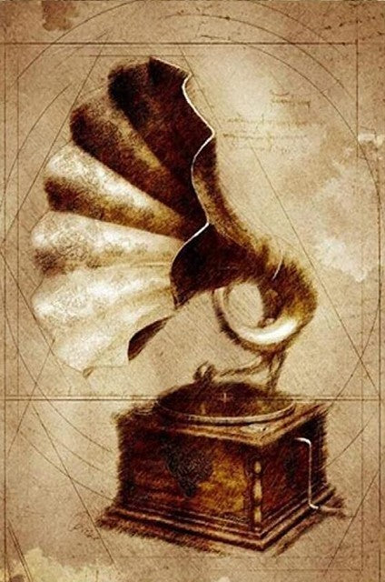 Tableau sur toile vintage antique