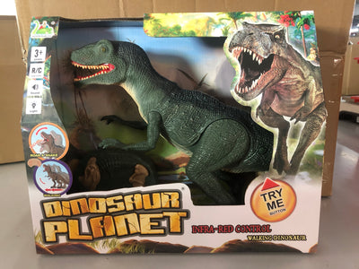 Dinossauro Elétrico Simulador de Animal Andante com Comando