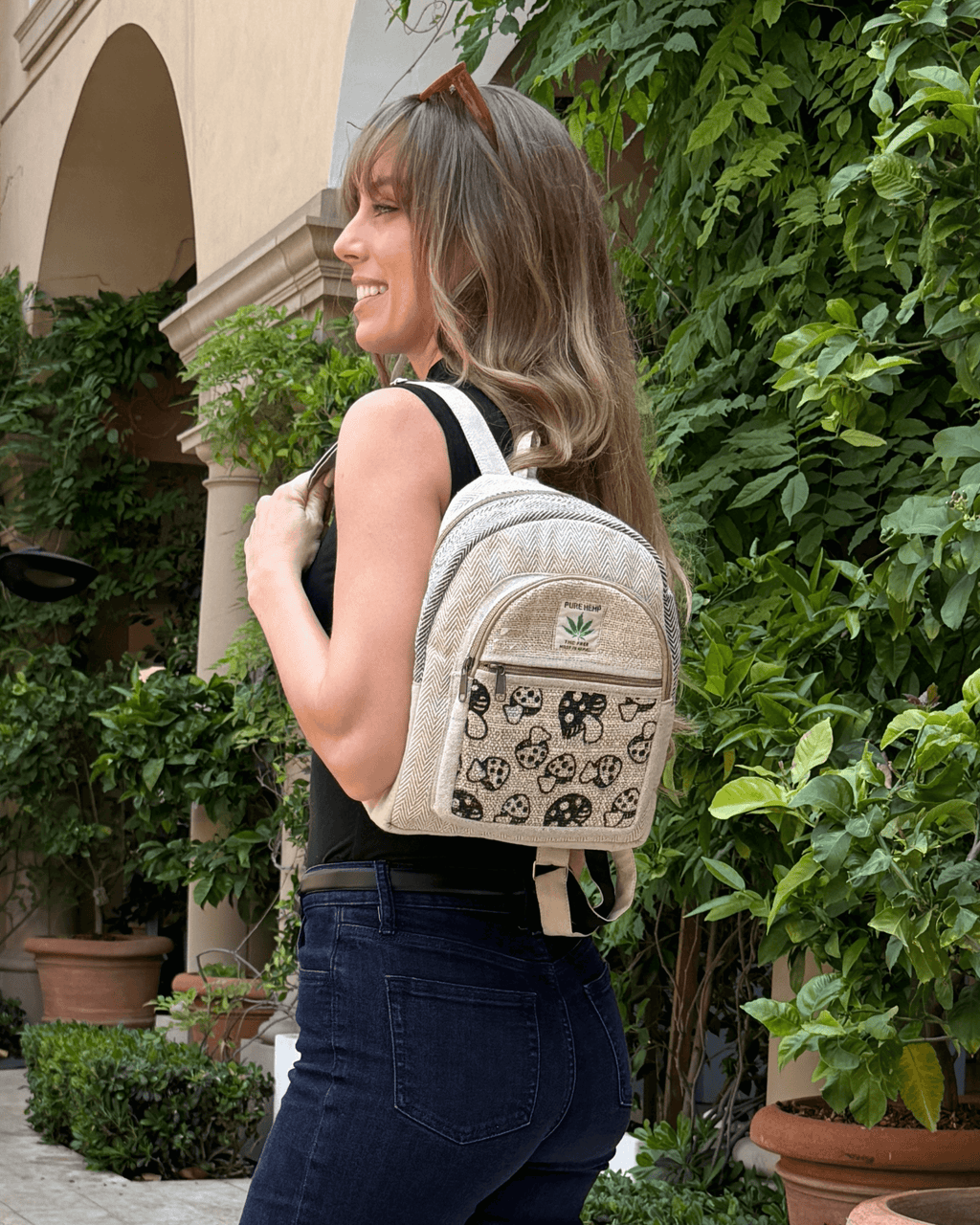 Kathmandu Collection Mini Hemp Mushroom Backpack - Firebrands