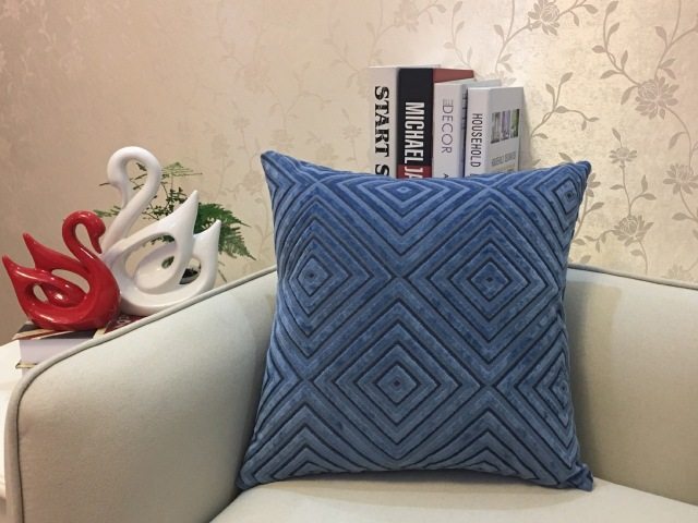 Housse de coussin décorative en flanelle pour canapé