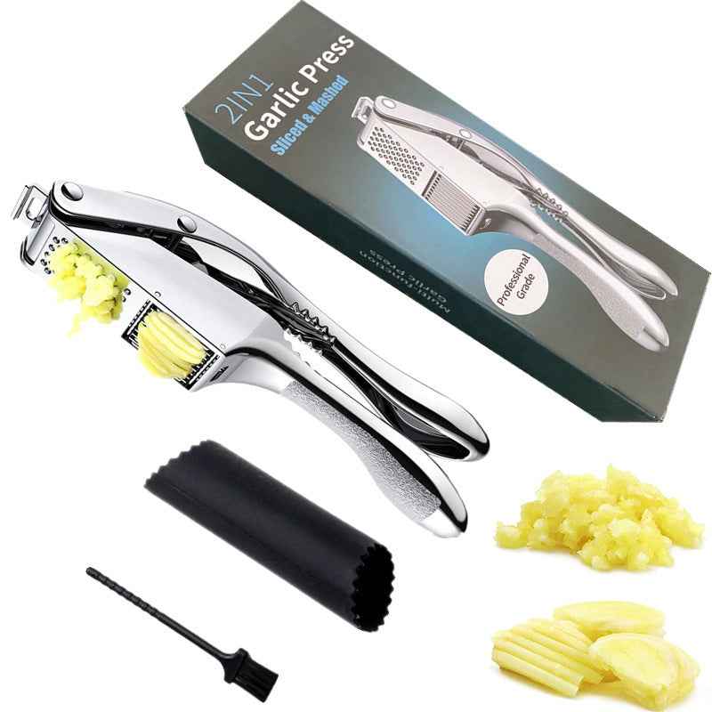 Two-in-one Multifunctional Garlic Press