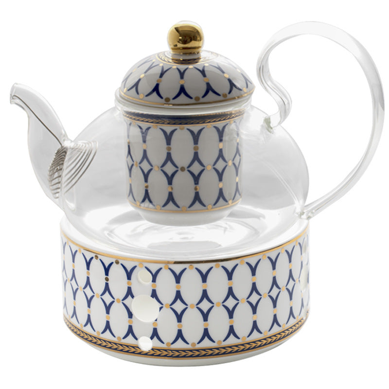 Household Ceramic Candle Holder Heated Glass Teapot