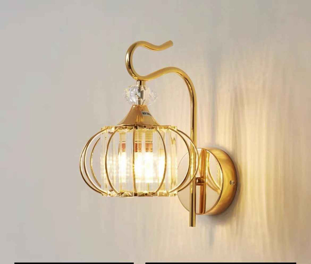 Bedroom Bedside Crystal Wall Lamp Living Room Wall Lamp