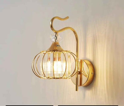 Bedroom Bedside Crystal Wall Lamp Living Room Wall Lamp