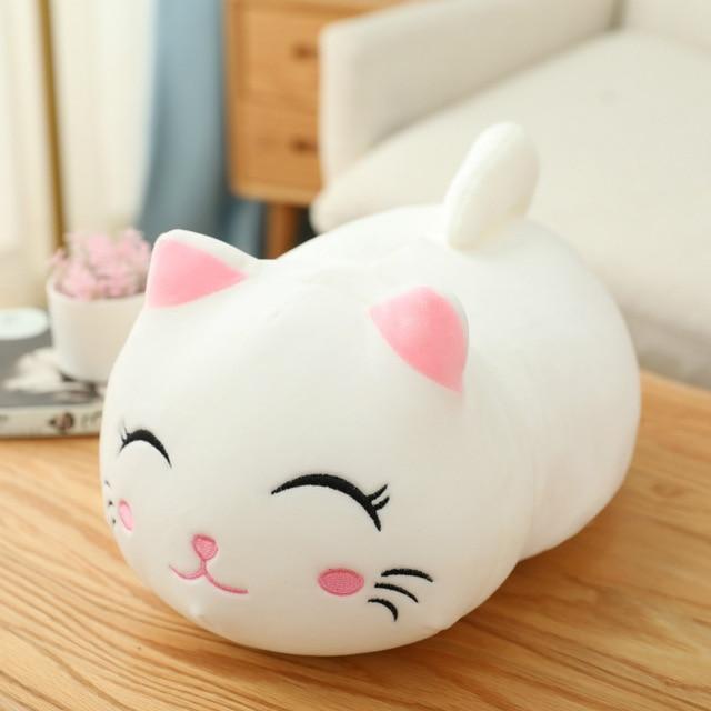 Poupée en peluche chat dodu mignon, douce et mignonne, poupée de chiffon chat