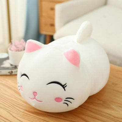 Poupée en peluche chat dodu mignon, douce et mignonne, poupée de chiffon chat