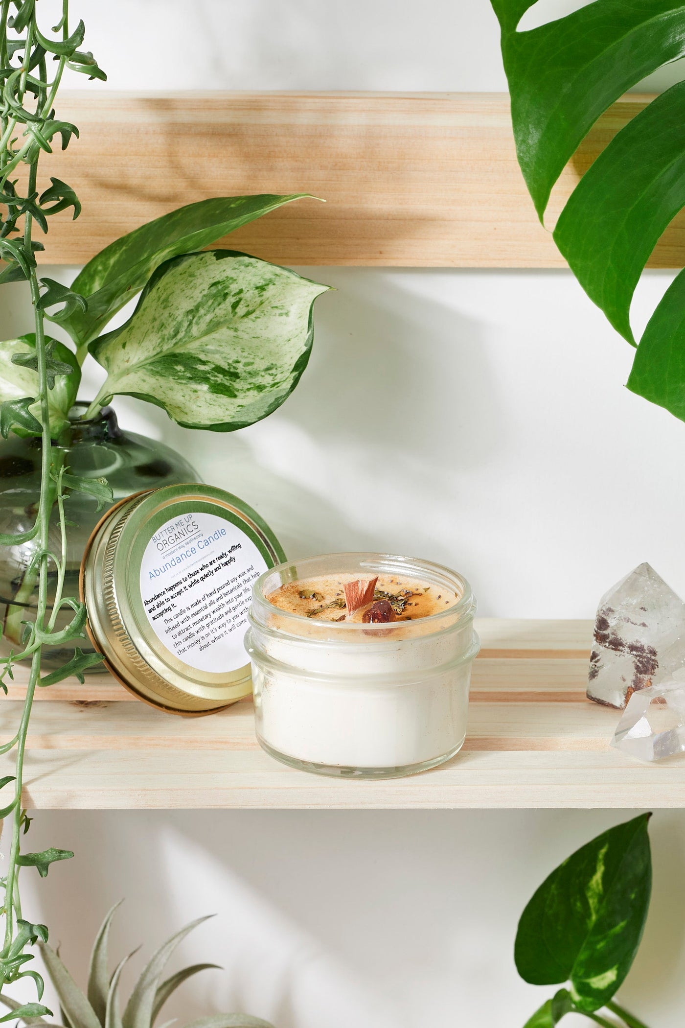 Abundance Candle / Ritual Candle / Intention Candle / Hand Poured - Firebrands
