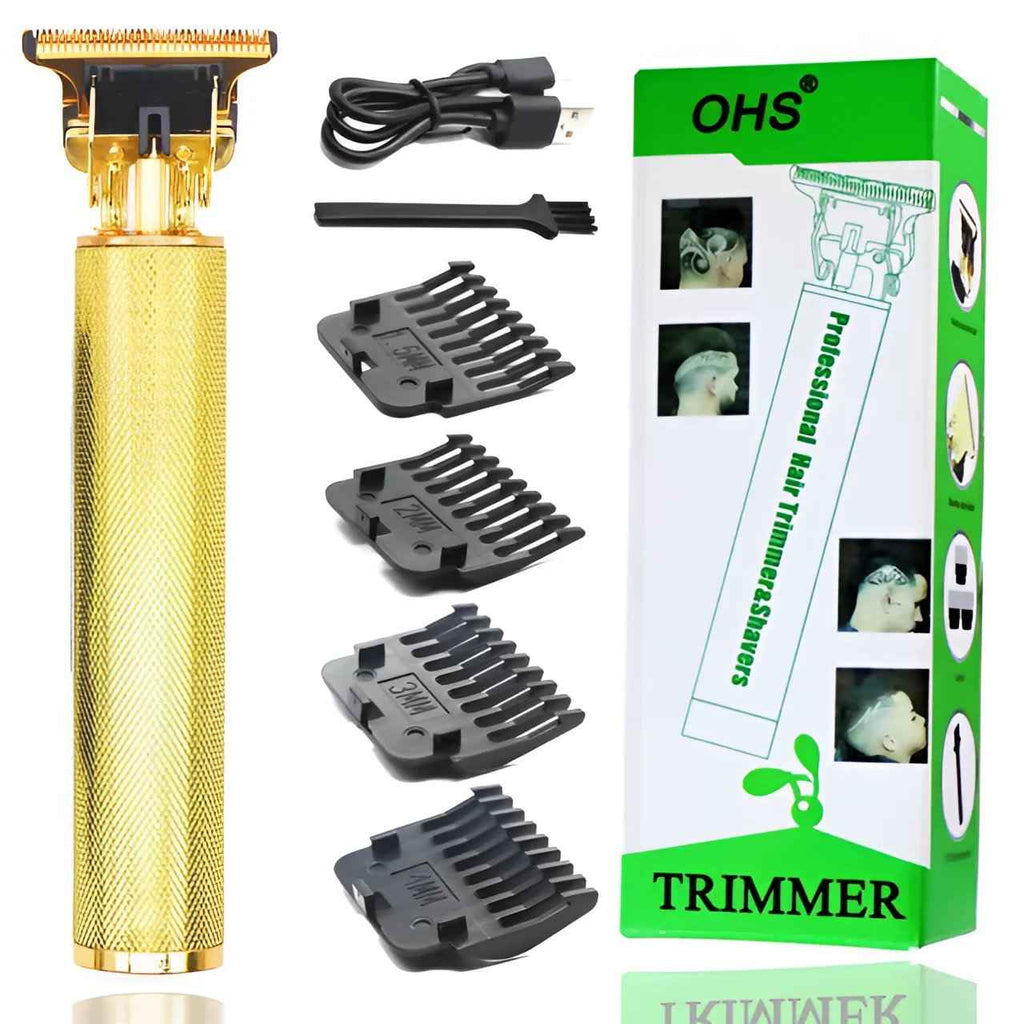 USB Vintage Hair Trimmer for Stylish Grooming with USB Rechargeable Feature