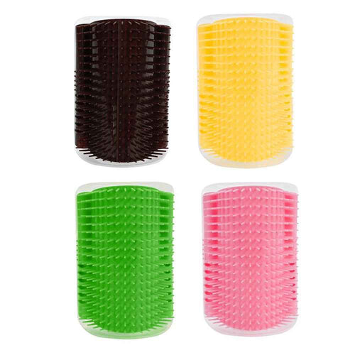 Cat Self Groomer Corner Brush - Essential Cat Self Groomer Brush for Feline Friends