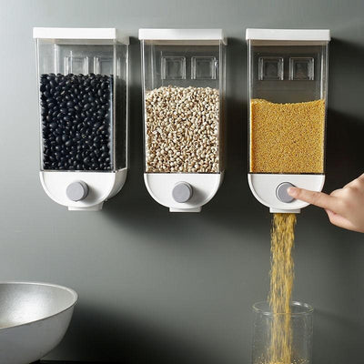 Wall-Mounted Kitchen Multi-Grain Sealed Jars - Firebrands