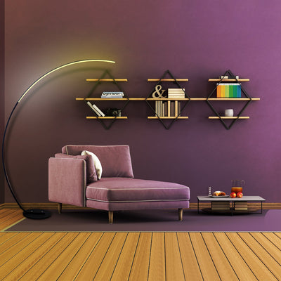 RGBW Modern Curve Floor Lamp | New Version - Firebrands